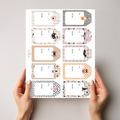 September Snippy Tag Collection | Printable Gift Tags